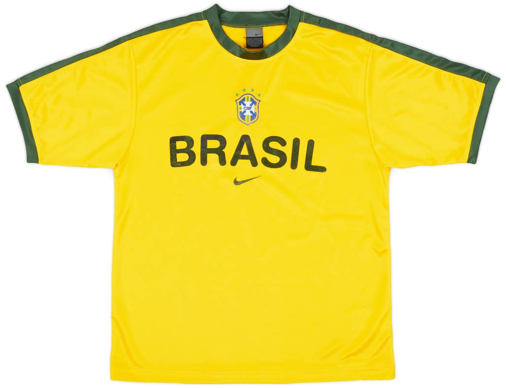 2002-03 Brazil Nike Training Shirt - 8/10 - (S)
