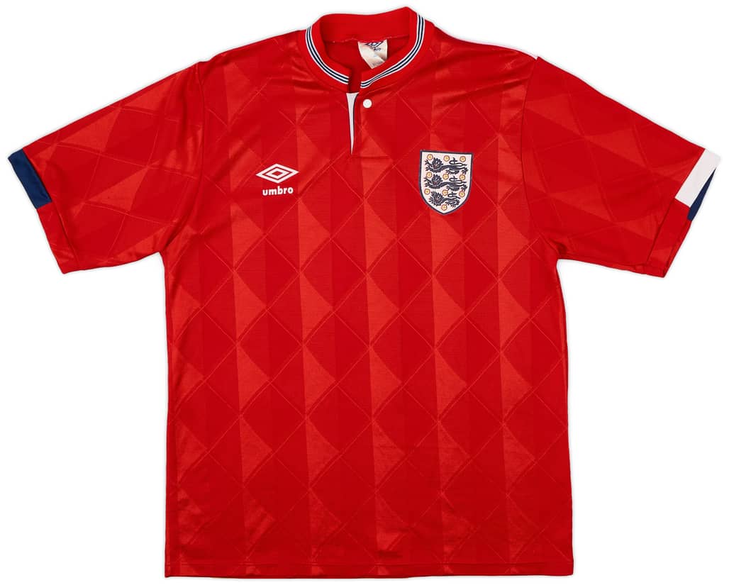 1988-89 England Away Shirt - 8/10 - (M)