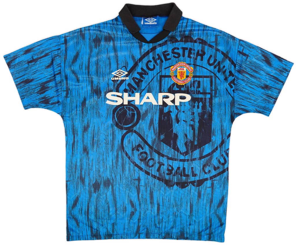 1992-93 Manchester United Away Shirt - 9/10 - (L)