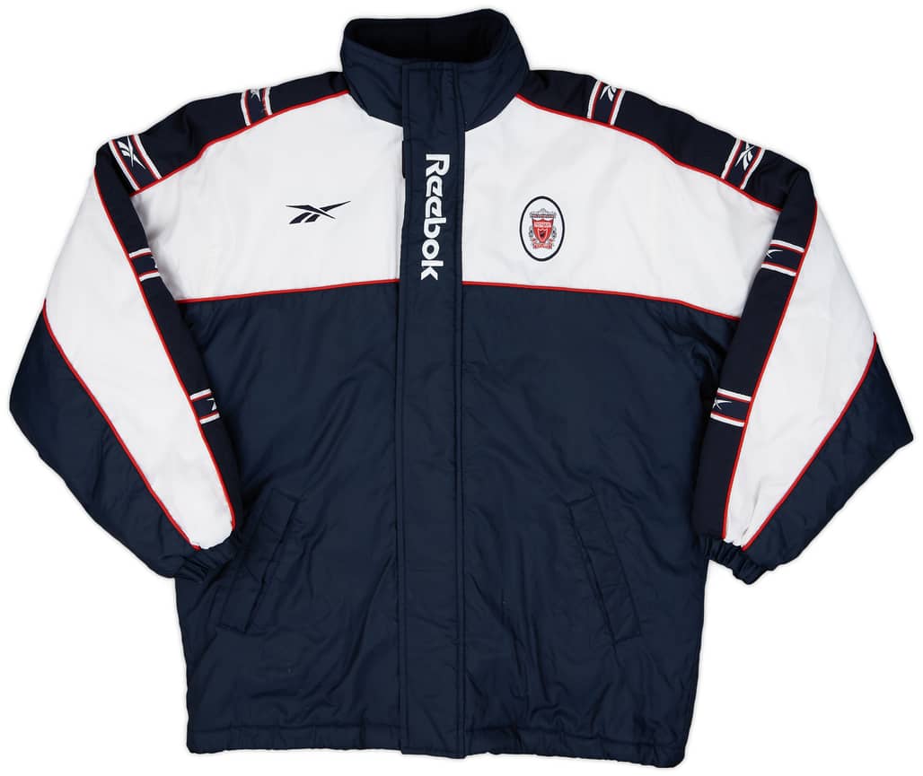 1998-99 Liverpool Reebok Padded Bench Coat - 7/10 - (S)