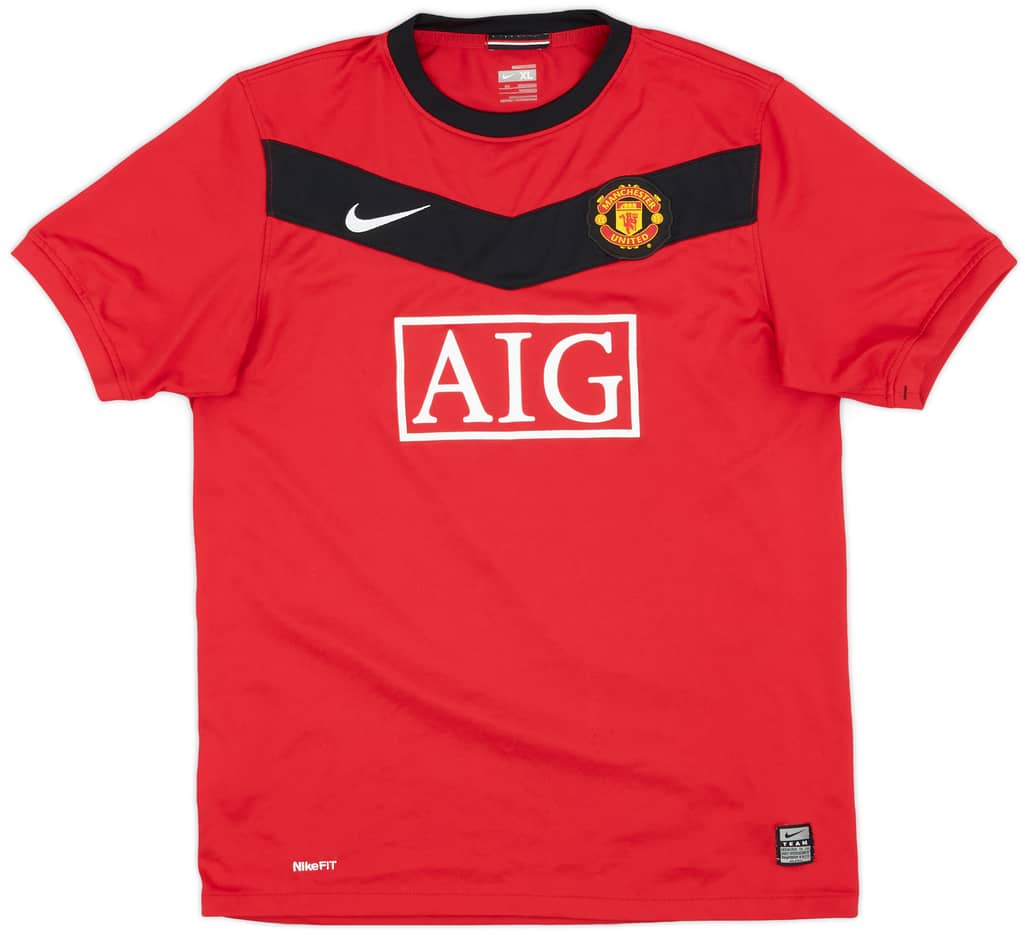 2009-10 Manchester United Home Shirt - 8/10 - (XL.Boys)