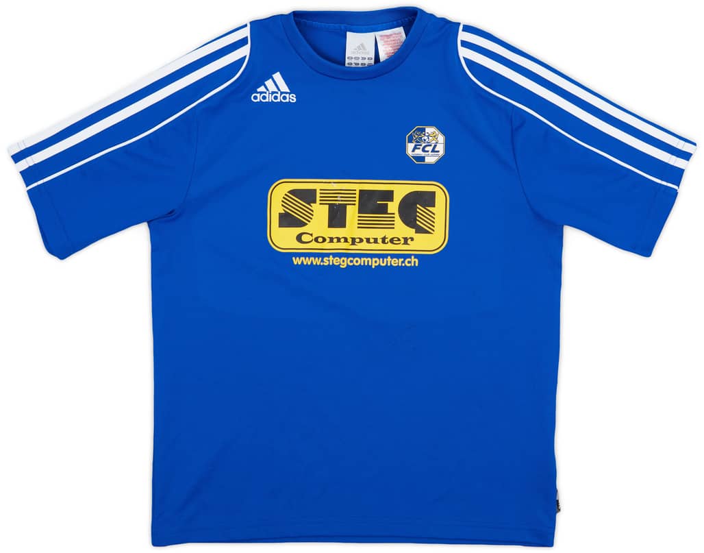 2008-09 FC Luzern adidas Training Shirt - 7/10 - (XL.Boys)