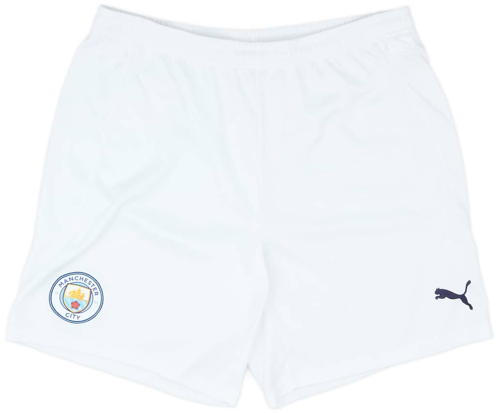 2020-21 Manchester City Home Shorts - 9/10 - (XL)