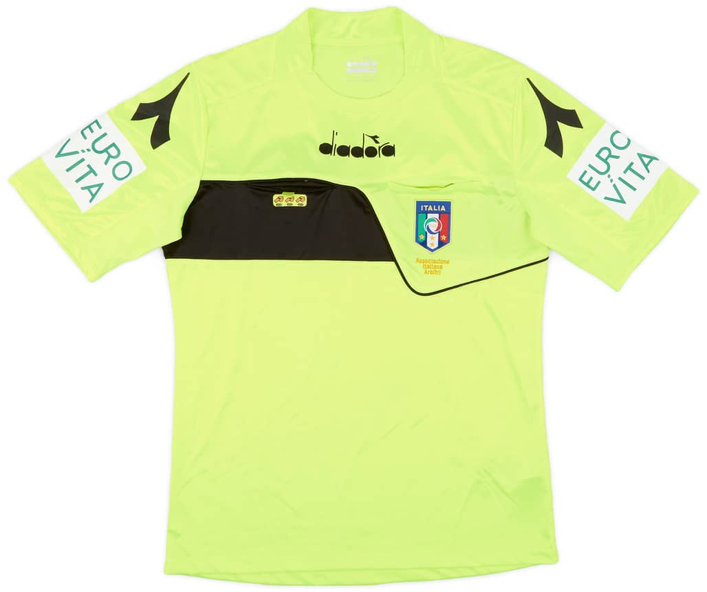 2018-19 Italy Diadora Referee Shirt - 8/10 - (S)