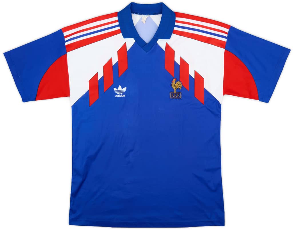 1990-92 France Home Shirt - 5/10 - (L)