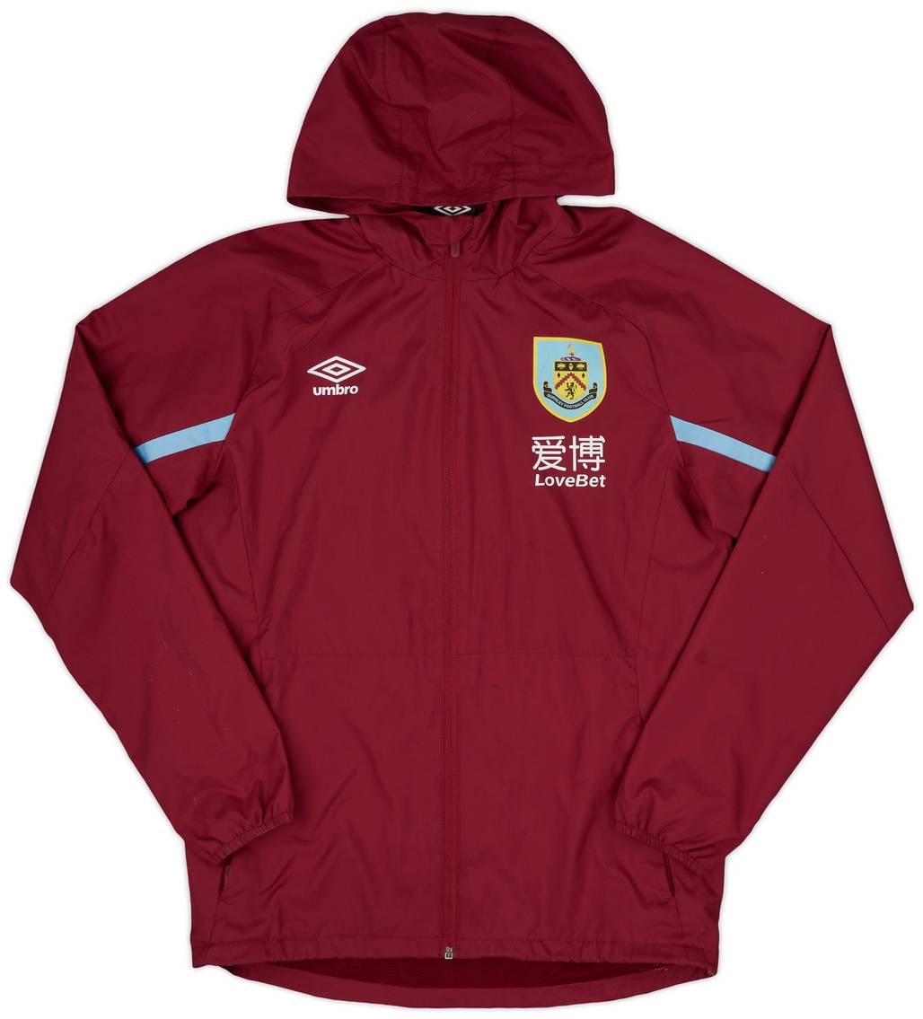 2019-20 Burnley Umbro Hooded Rain Jacket - 7/10 - (S)
