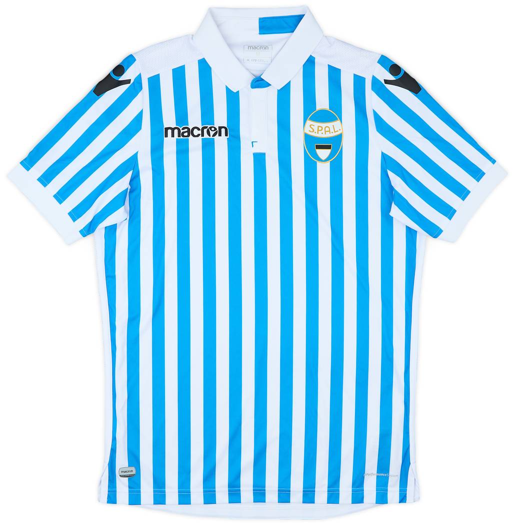 2017-18 SPAL Home Shirt - 10/10 - (M)