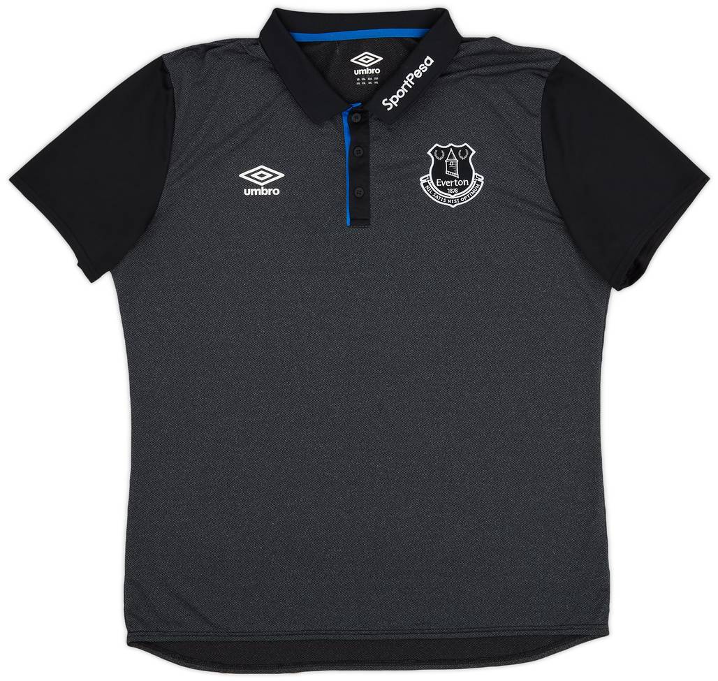 2019-20 Everton Umbro Polo Shirt - 8/10 - (XXL)