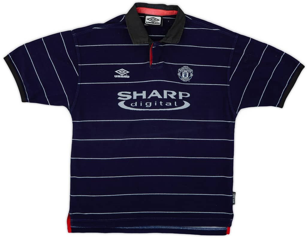 1999-00 Manchester United Away Shirt - 9/10 - (L.Boys)