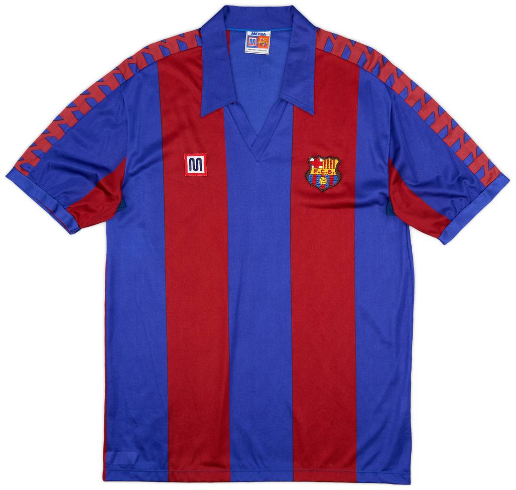 1984-89 Barcelona Home Shirt - 10/10 - (XL)