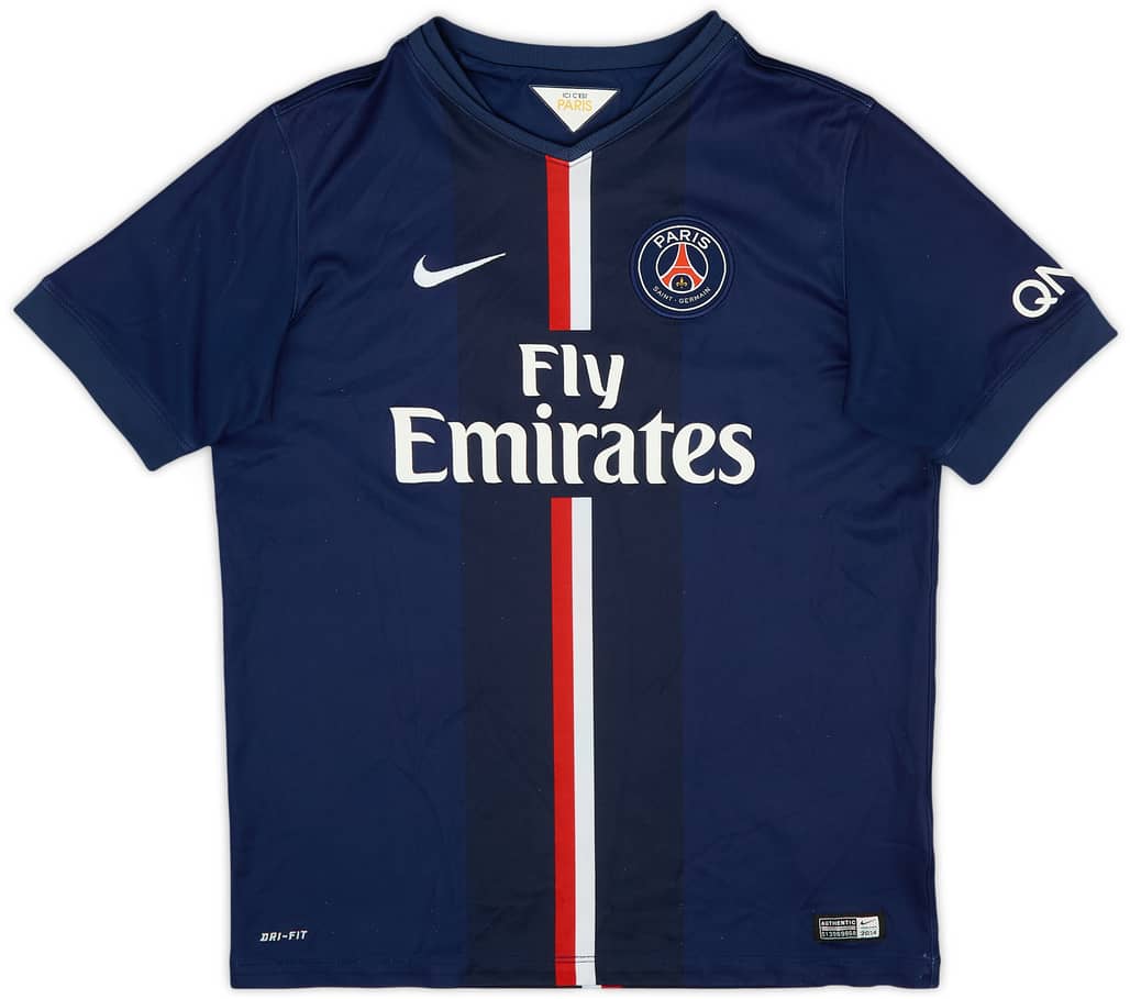 2014-15 Paris Saint-Germain Home Shirt - 7/10 - (XL.Boys)