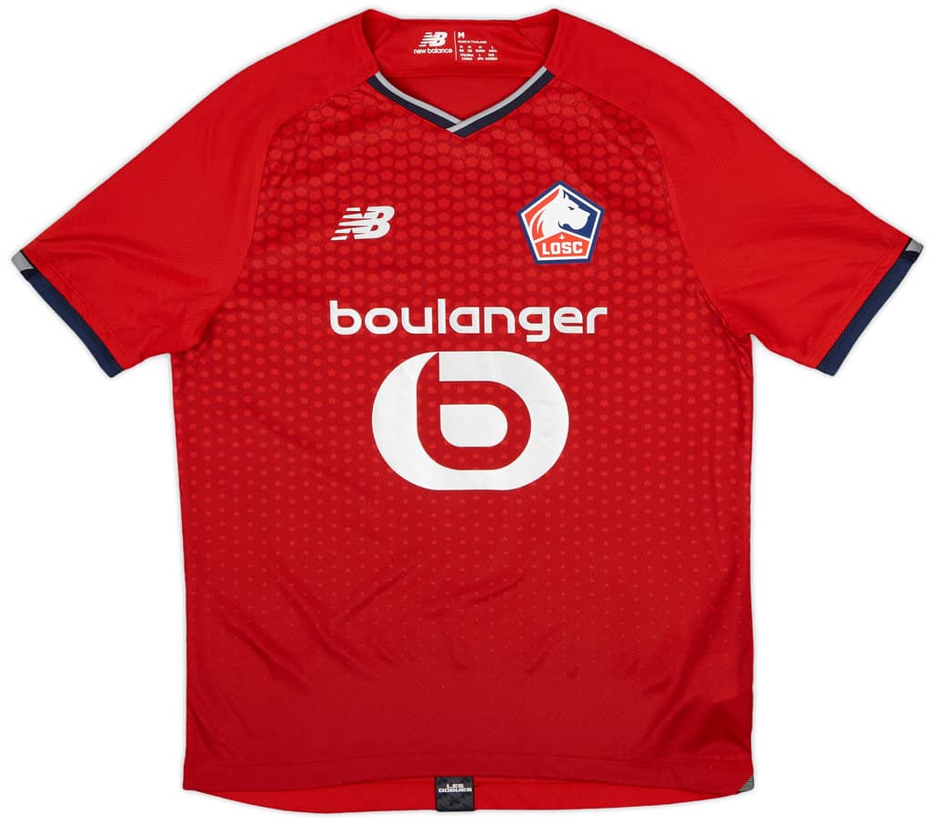 2021-22 Lille Authentic Home Shirt - 9/10 - (M)