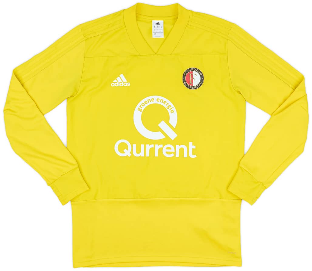 2017-18 Feyenoord adidas Drill Top - 9/10 - (M)