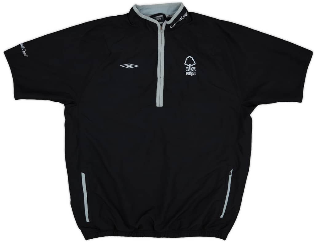 2011-12 Nottingham Forest Umbro 1/4 Zip S/S Training Top - 8/10 - (L)