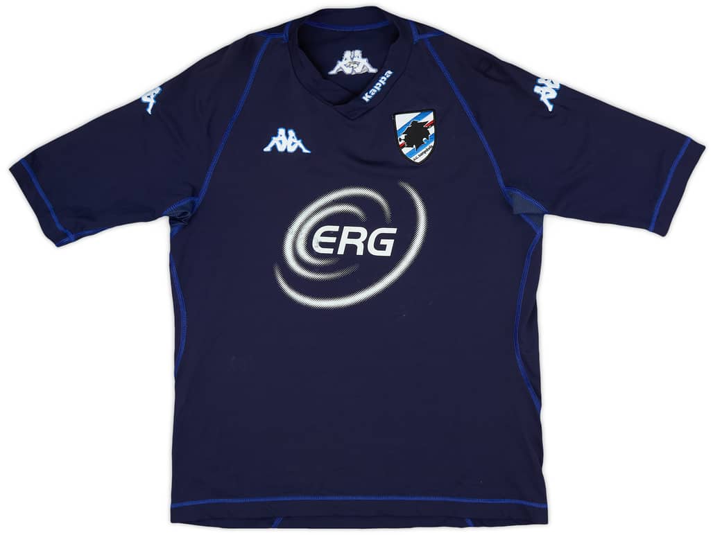 2004-05 Sampdoria Kappa Training Shirt - 6/10 - (XL)