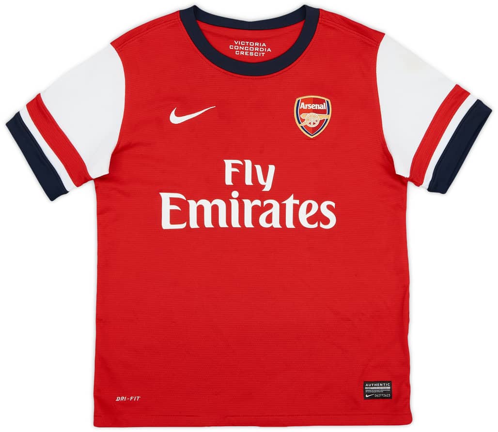 2012-14 Arsenal Home Shirt - 9/10 - (M.Boys)