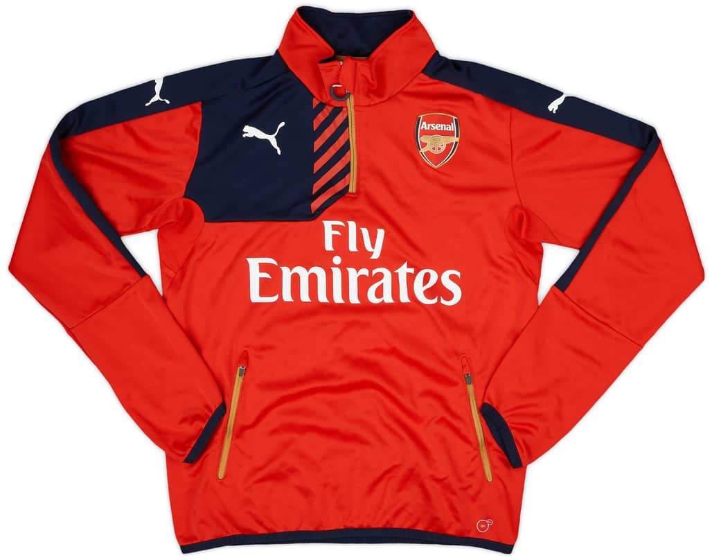 2015-16 Arsenal Puma 1/4 Zip Drill Top - 9/10 - (M)