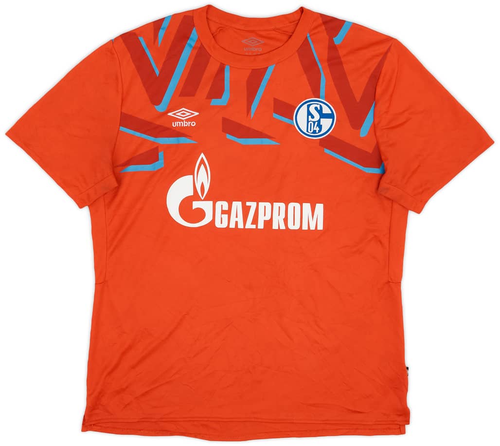 2019-20 Schalke GK S/S Shirt - 7/10 - (XL)
