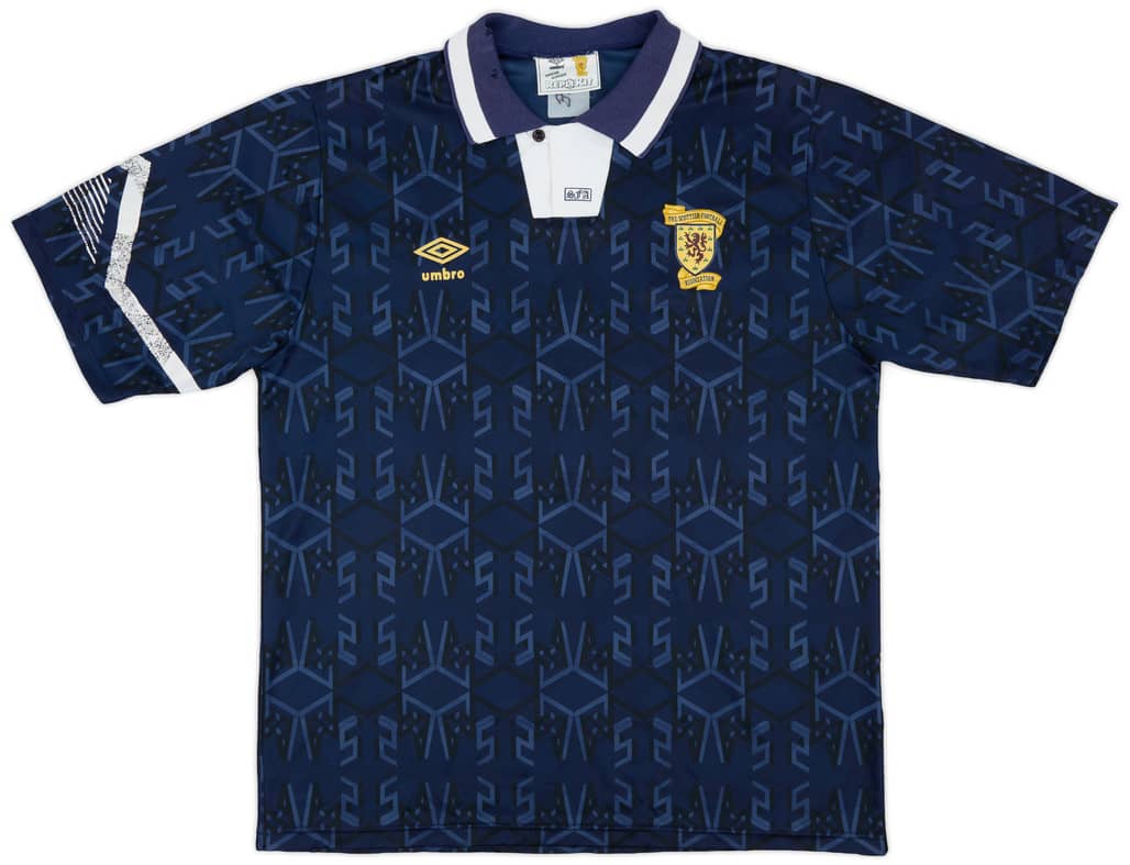 1991-94 Scotland Home Shirt - 8/10 - (L)