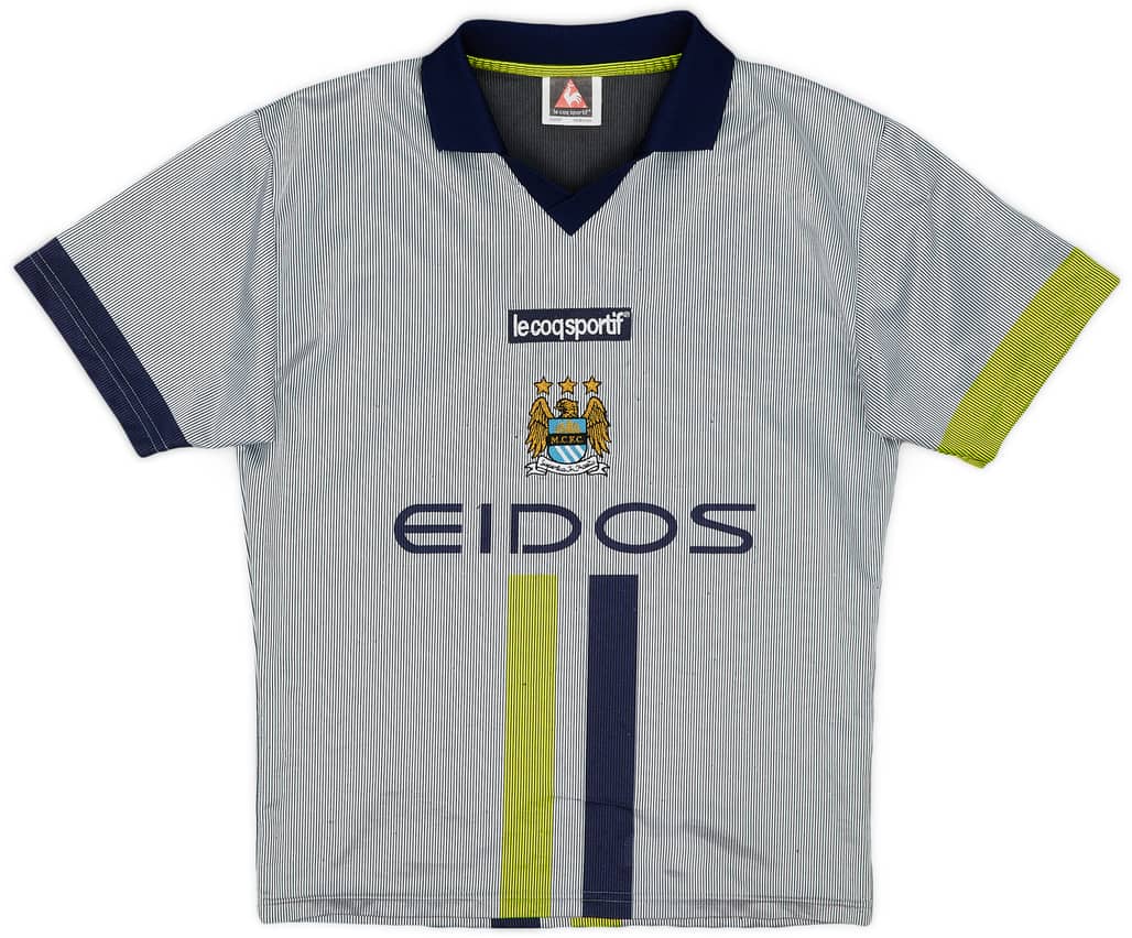 2000-02 Manchester City Away Shirt - 8/10 - (6-7 Years)