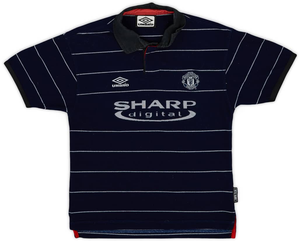 1999-00 Manchester United Away Shirt - 7/10 - (S.Boys)