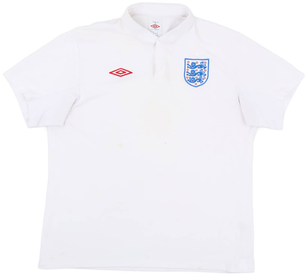 2009-10 England Home Shirt - 5/10 - (XL)