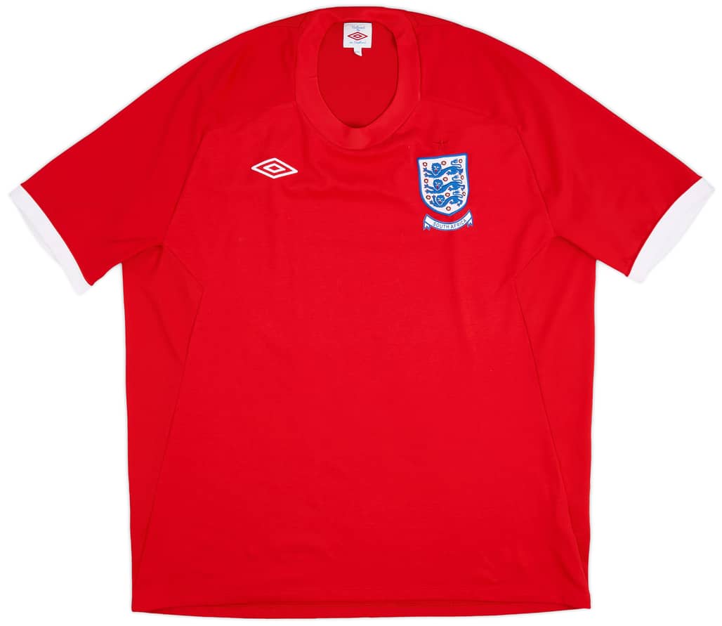 2010-11 England 'South Africa' Away Shirt - 9/10 - (XXL)