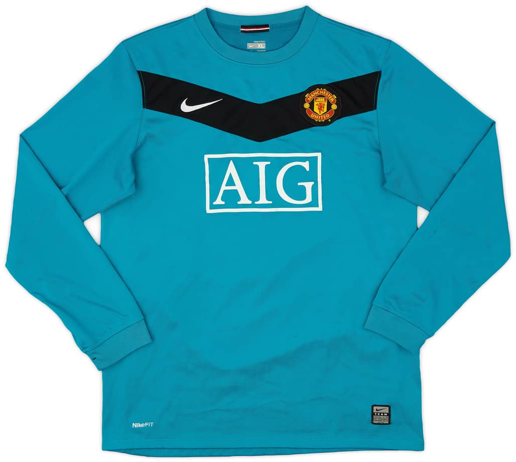 2009-10 Manchester United GK Shirt - 9/10 - (XL.Boys)