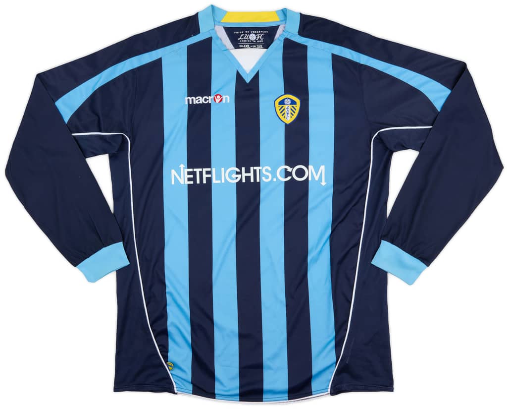 2008-09 Leeds United Away L/S Shirt - 6/10 - (3XL)
