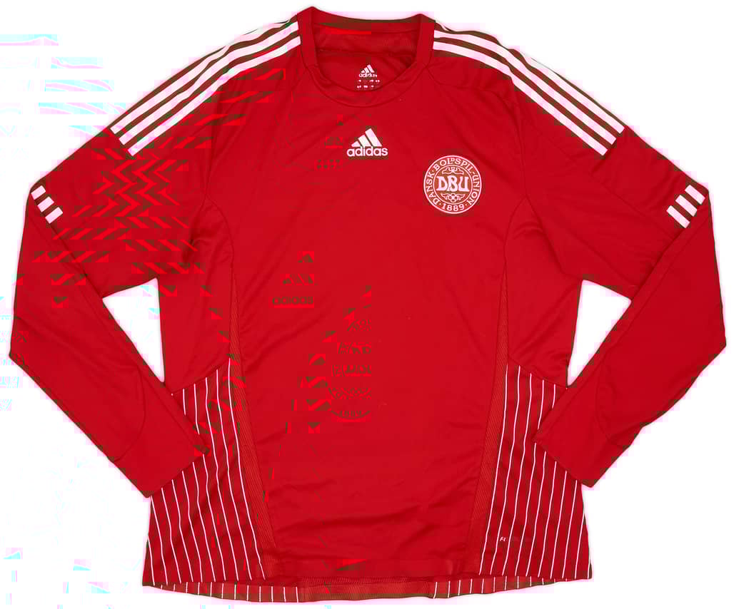 2007-10 Denmark Player Issue Home L/S Shirt - 9/10 - (XL)