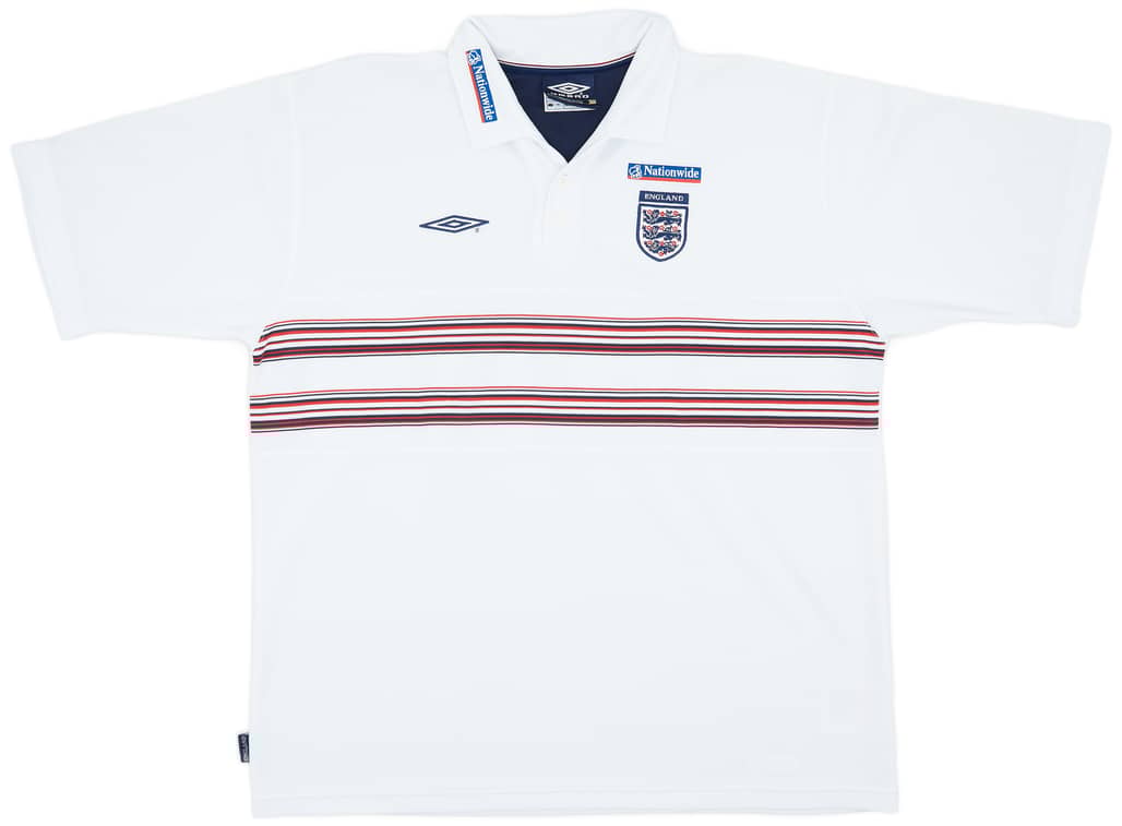 2004-05 England Umbro Polo Shirt - 9/10 - (XXL)