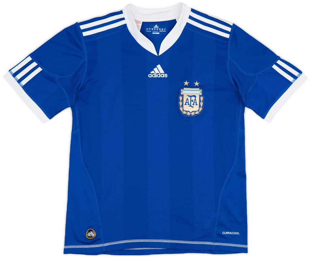 2010-11 Argentina Away Shirt - 8/10 - (L.Boys)