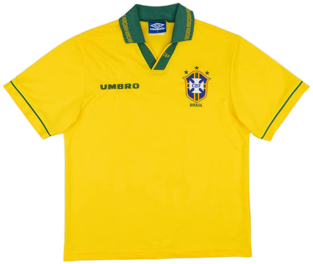 1991-93 Brazil Home Shirt - 5/10 - (M)