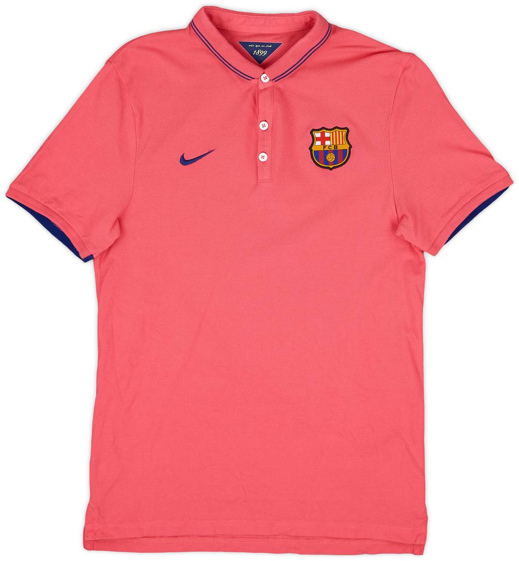 2014-15 Barcelona Nike Polo Shirt - 9/10 - (M)