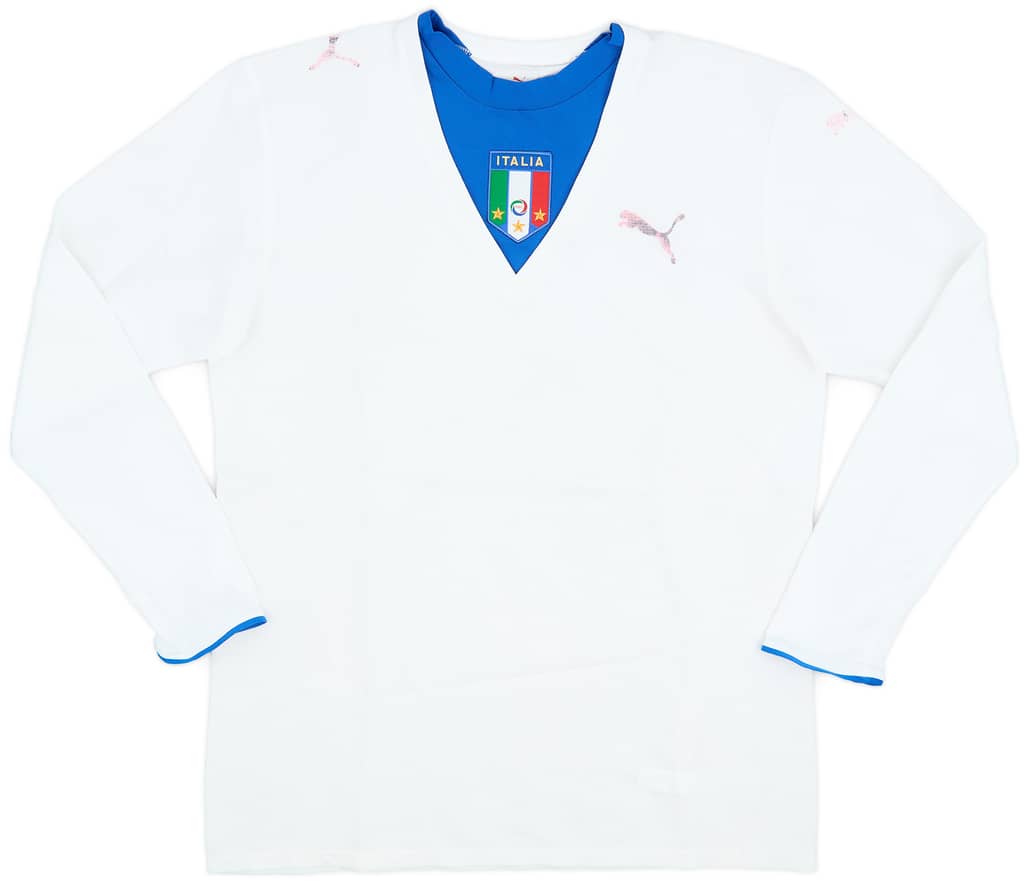 2006 Italy Away L/S Shirt - 4/10 - (M)