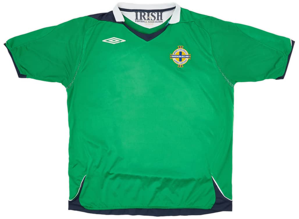 2006-08 Northern Ireland Home Shirt - 6/10 - (XL)