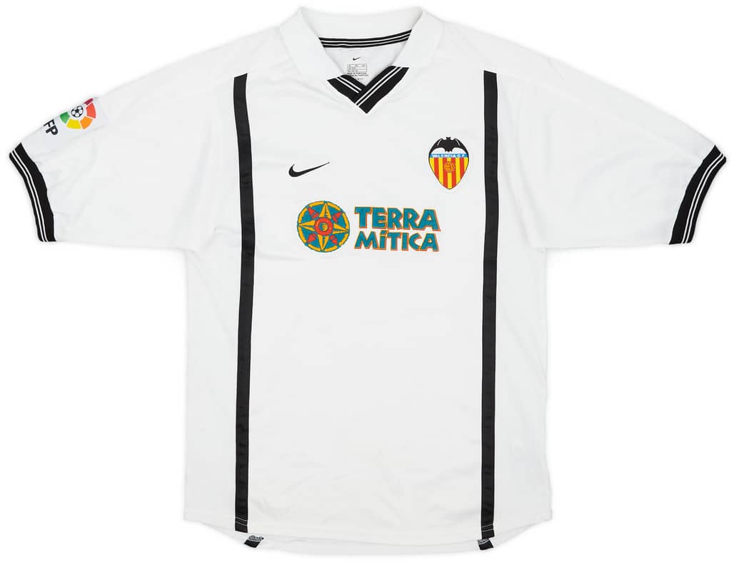 2000-01 Valencia Home Shirt - 8/10 - (XL.Boys)