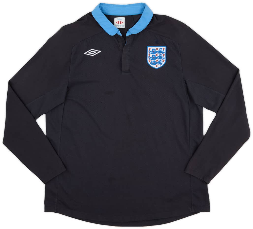 2011-12 England Away L/S Shirt - 7/10 - (XL)