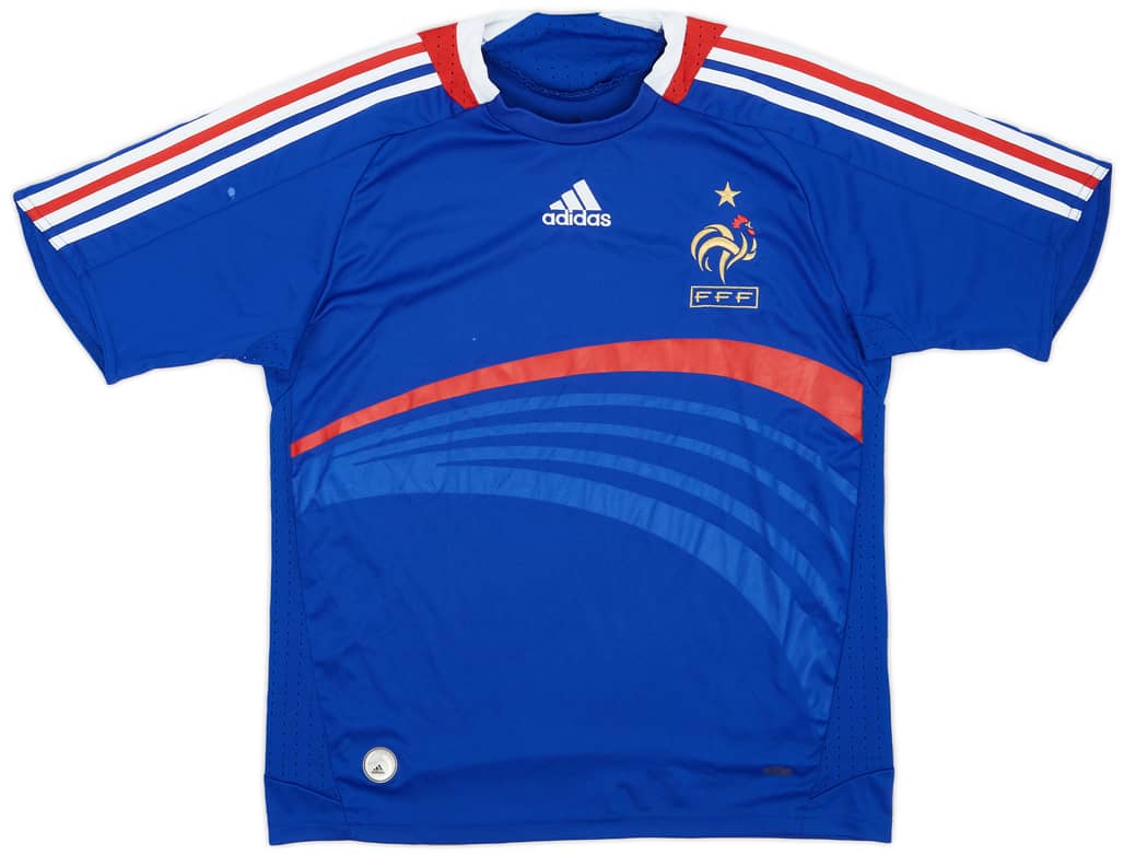 2007-08 France Home Shirt - 6/10 - (XL.Boys)