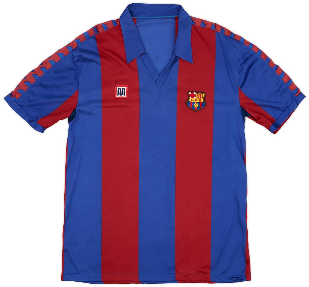 1984-89 Barcelona Home Shirt - 9/10 - (XL)