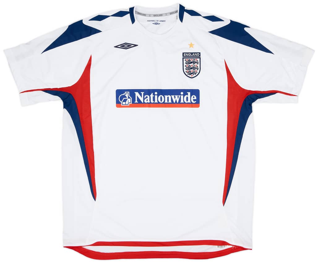 2007-08 England Umbro Training Shirt - 9/10 - (XXL)