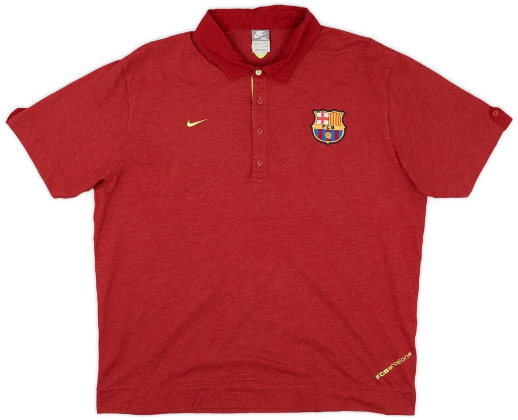 2007-08 Barcelona Nike Training Polo - 9/10 - (XXL)