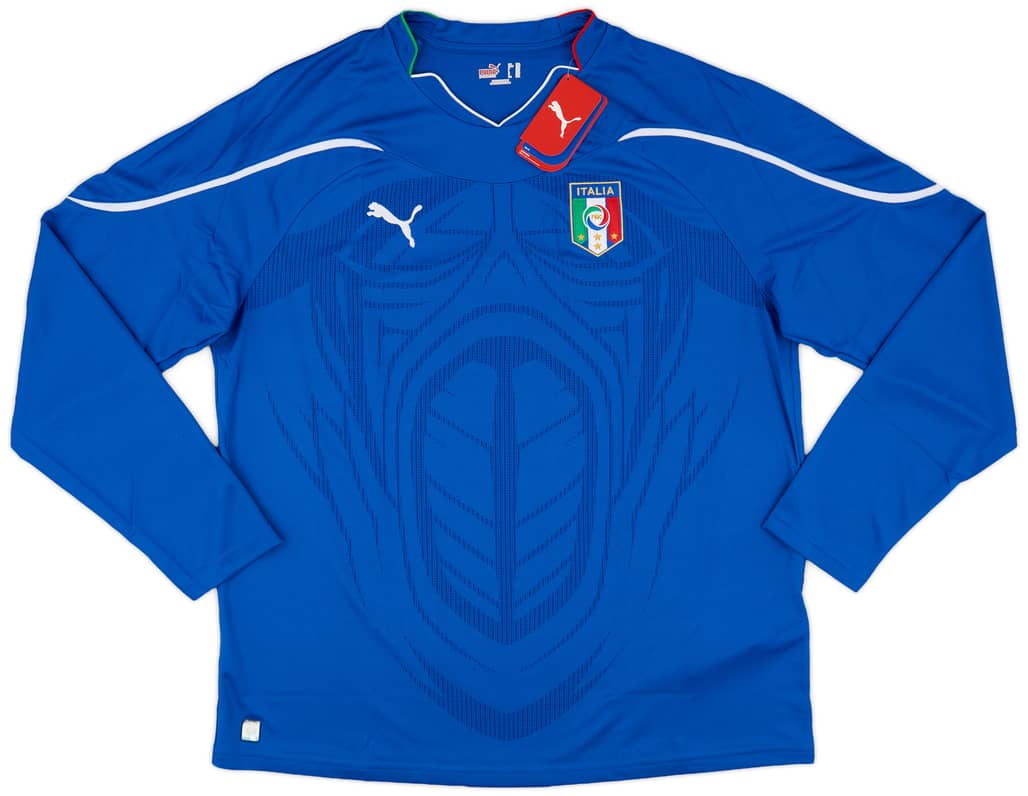 2010-12 Italy Home L/S Shirt (XXL)