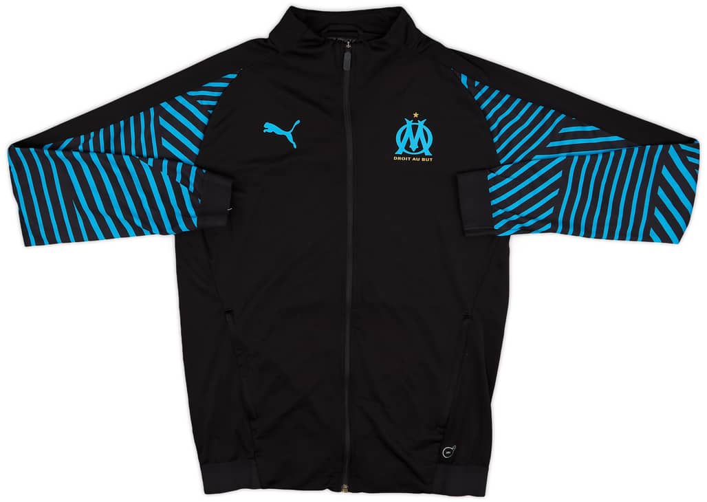 2018-19 Olympique Marseille Puma Track Jacket - 9/10 - (M)