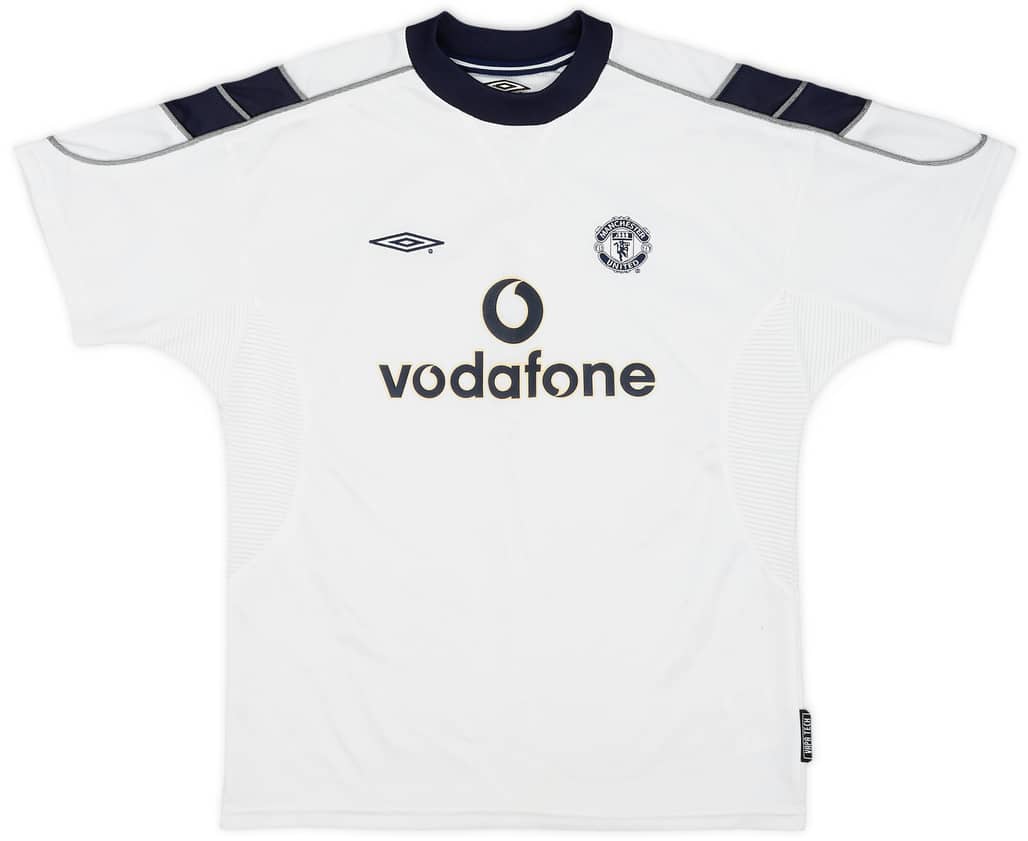 2000-01 Manchester United Away Shirt - 8/10 - (L.Boys)