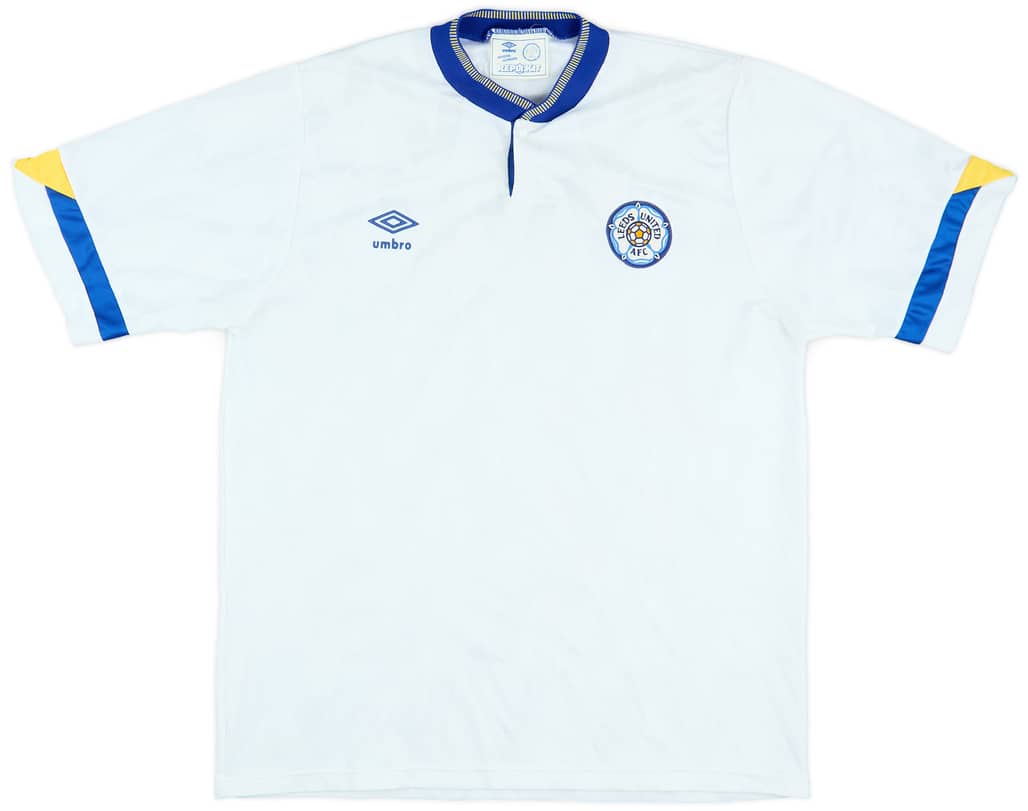 1990-91 Leeds United Home Shirt - 8/10 - (XL)