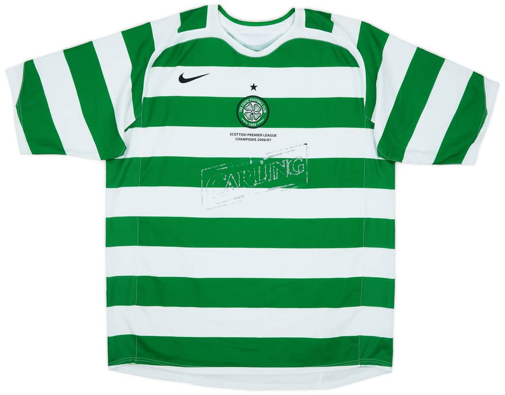 2005-07 Celtic Home Shirt - 4/10 - (XL)