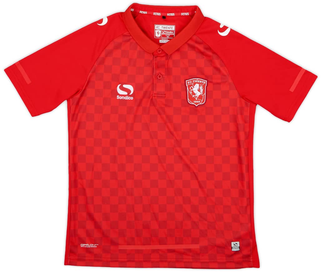 2017-18 FC Twente Sondico Polo Shirt - 9/10 - (M.Boys)