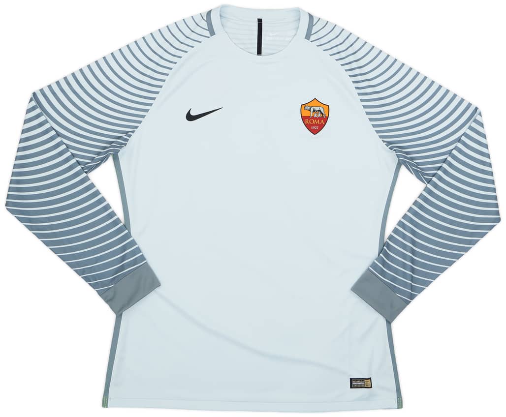 2016-17 Roma Authentic GK Shirt - 9/10 - (XL)