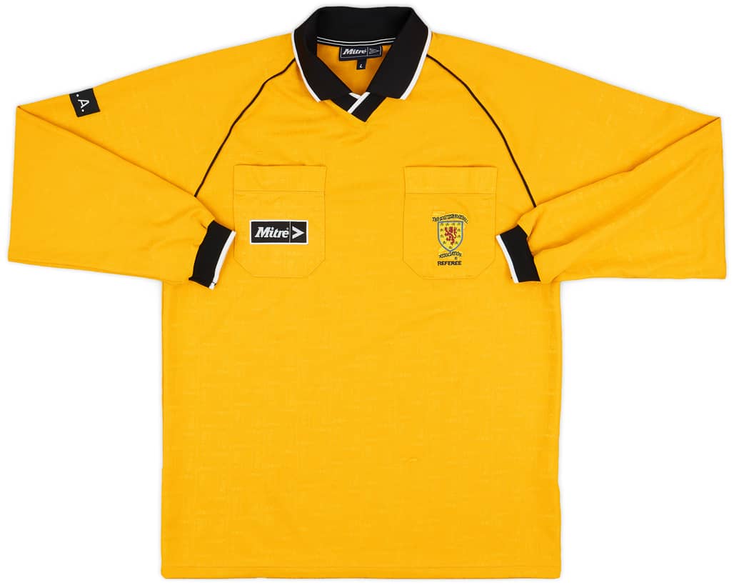 1990s Scotland Mitre Referee L/S Shirt - 8/10 - (L)